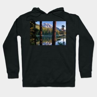 Mt Moran Reflected In String Lake Grand Teton National Park Hoodie